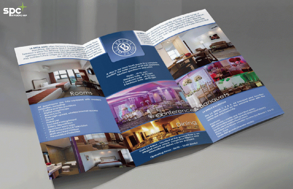 Bố cục của hình ảnh, văn bản trong brochure bất động sản cũng cần được chăm chút tỉ mỉ Bố cục của hình ảnh, văn bản trong brochure bất động sản cũng cần được chăm chút tỉ mỉ