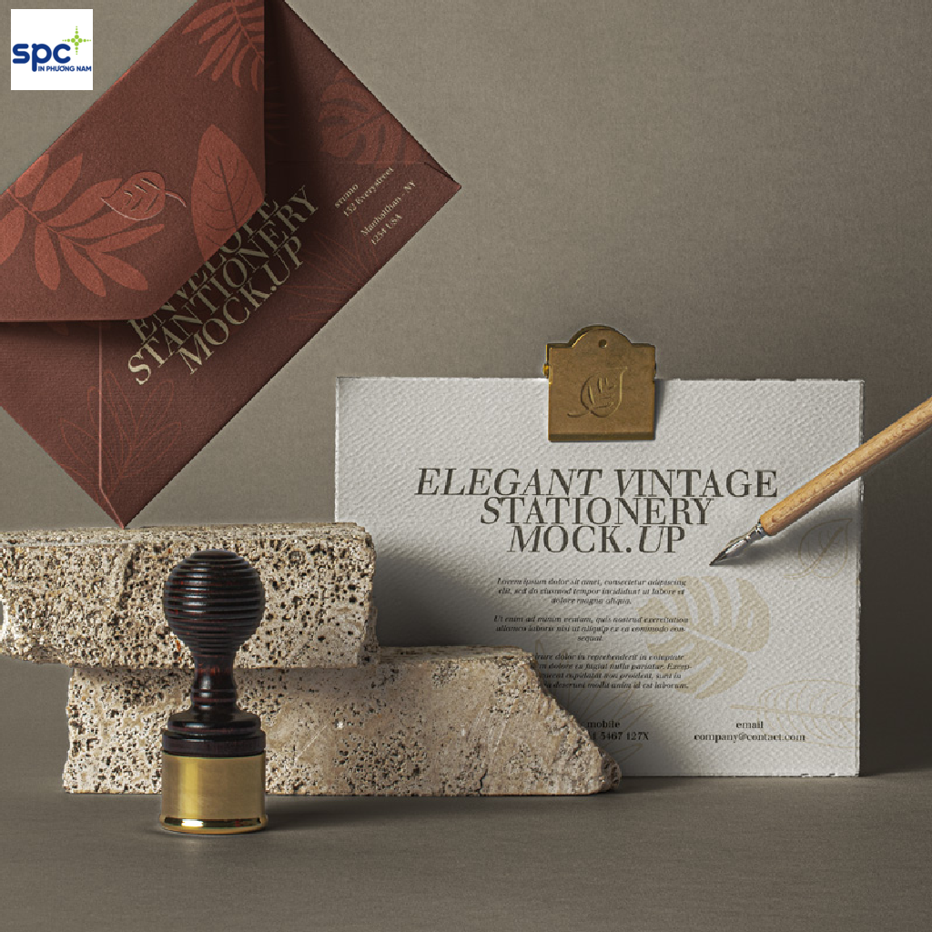 Sử dụng phong cách Vintage trong Marketing, nhất là in ấn bao thư là một lựa chọn tuyệt vời