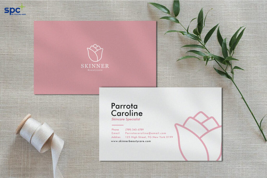 Thiết kế name card spa theo phong cách hiện đại đang là xu hướng Thiết kế name card spa theo phong cách hiện đại đang là xu hướng