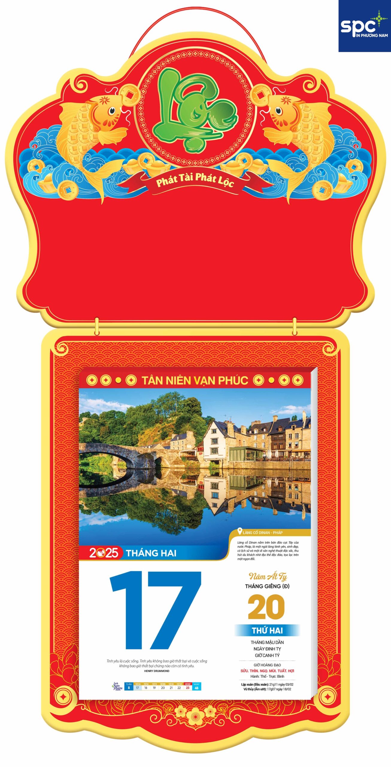 Lịch bloc treo tường