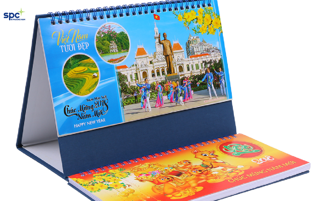 Lịch để bàn chữ M là một phiên bản cải tiến từ lịch chữ A truyền thống