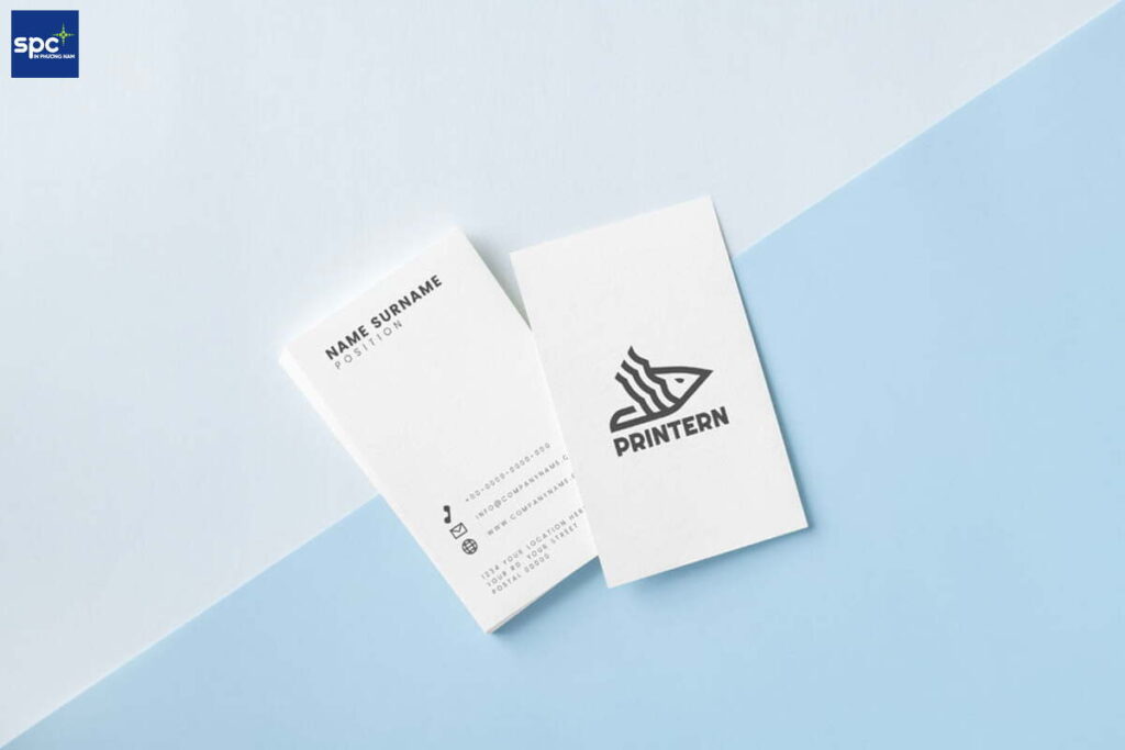 In số lượng càng lớn thì giá trên mỗi chiếc card visit càng rẻ
