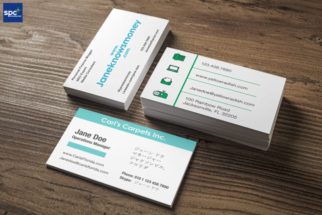 Các yếu tố ảnh hưởng đến giá in name card/card visit