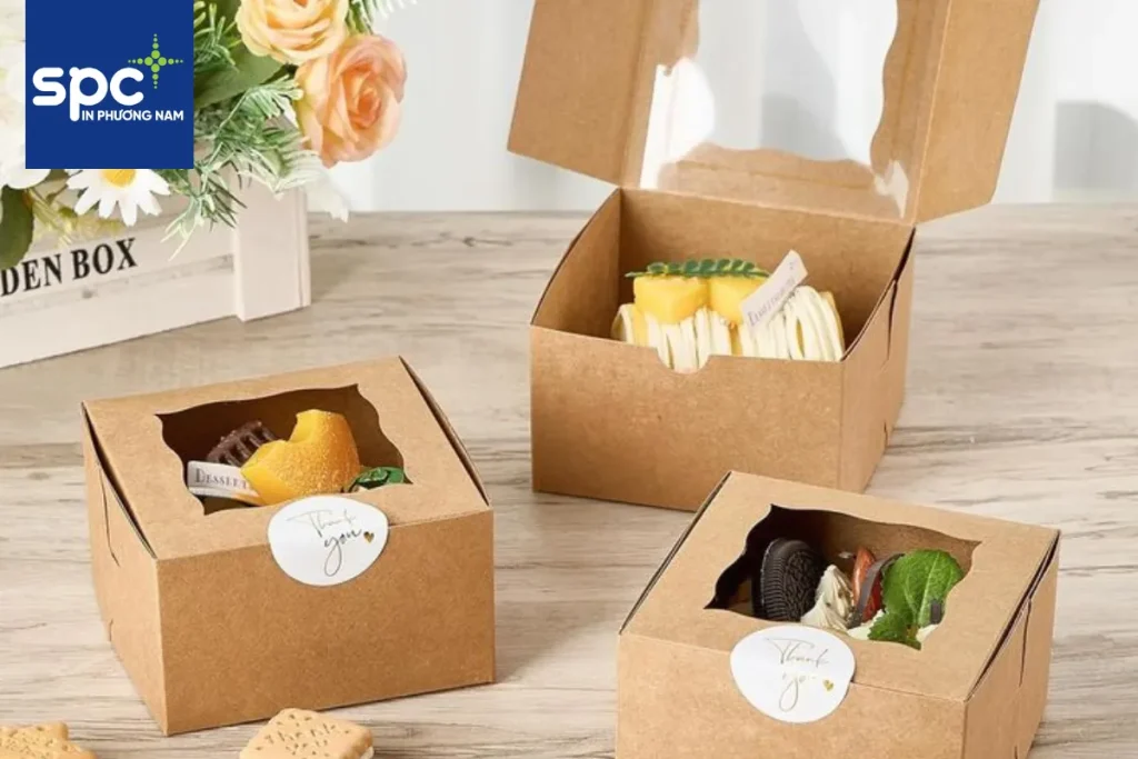 Các loại hộp giấy đựng bánh phổ biến hiện nay Các loại hộp giấy đựng bánh phổ biến hiện nay