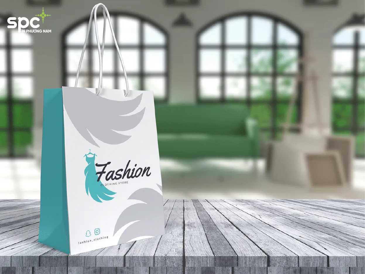 Túi giấy shop thời trang cần thiết kế sáng tạo, nổi bật logo để tăng nhận diện và thu hút Túi giấy shop thời trang cần thiết kế sáng tạo, nổi bật logo để tăng nhận diện và thu hút