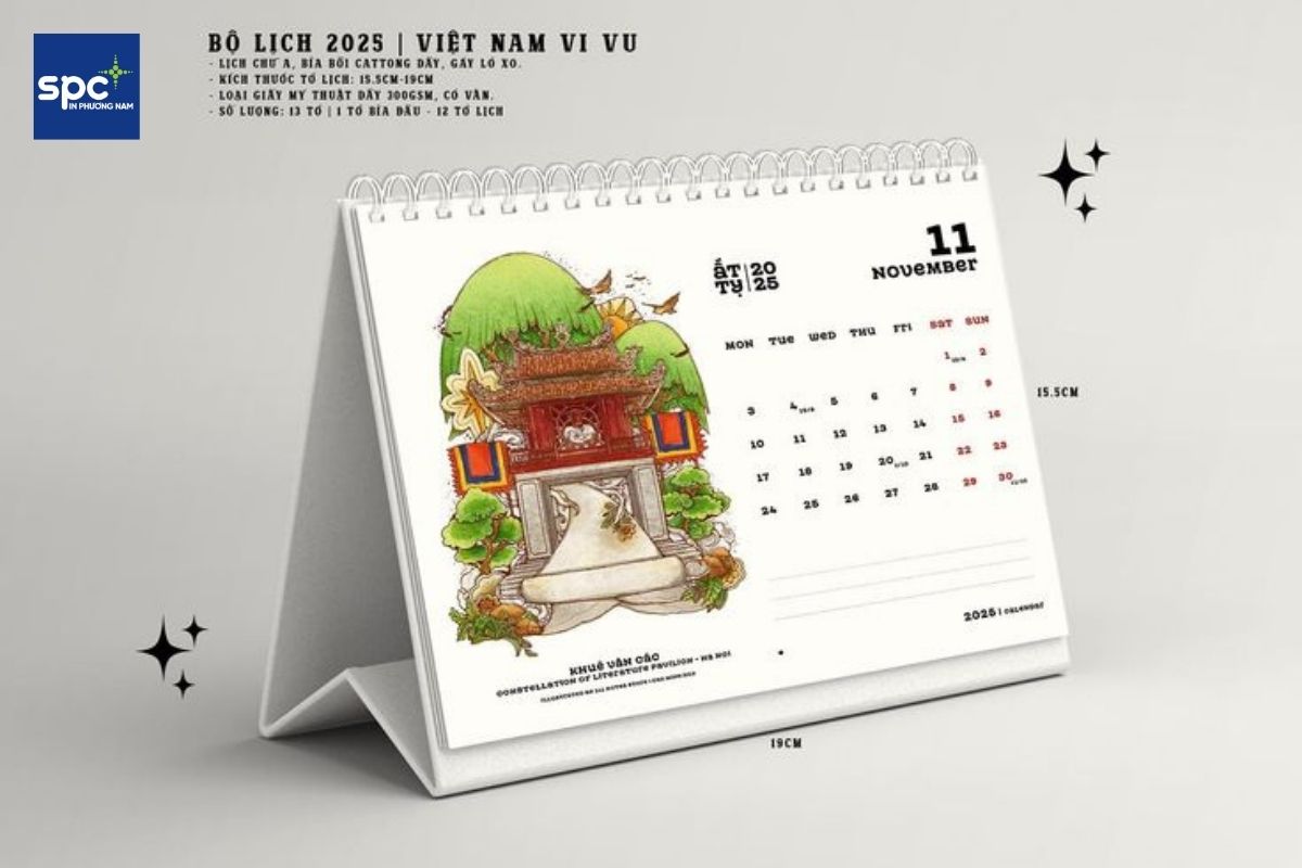 Quy trình đặt in lịch Tết quà tặng khách hàng tại In Phương Nam