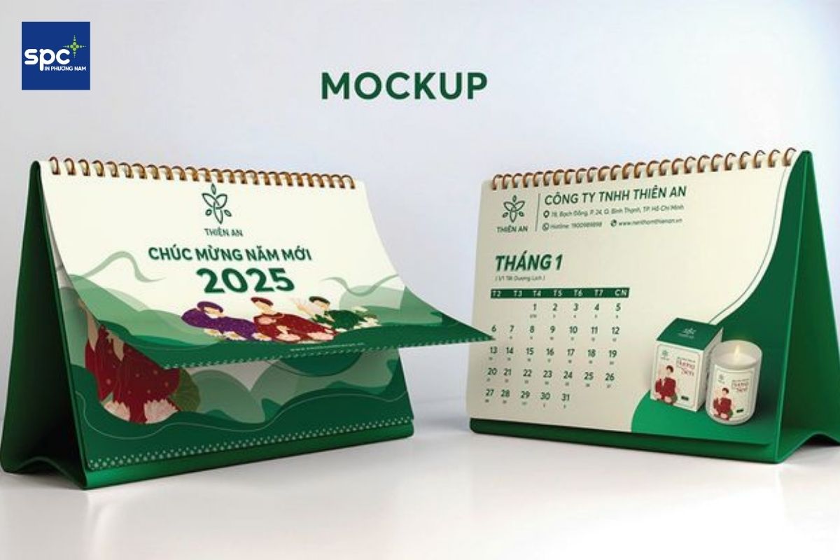 Tầm quan trọng của mẫu lịch để bàn 2026 trong chiến lược thương hiệu