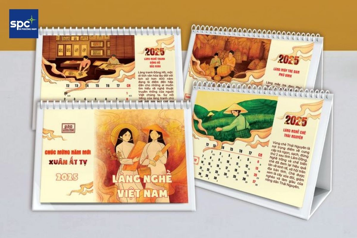 Top 10 mẫu lịch để bàn sáng tạo nhất 2026