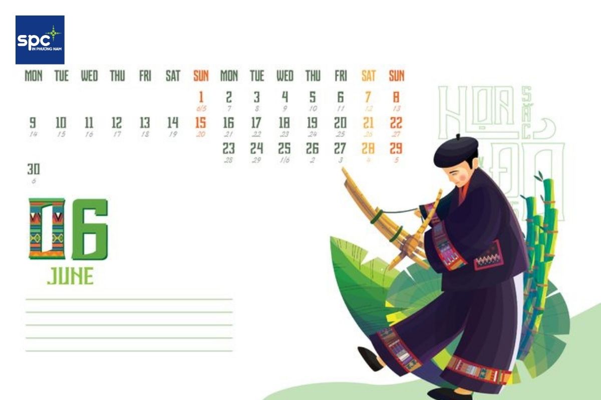 In Phương Nam – Đơn vị sản xuất mẫu lịch để bàn sáng tạo hàng đầu