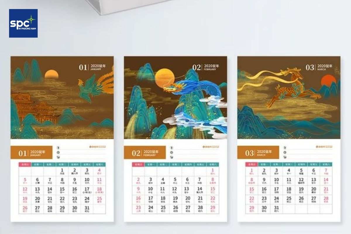 Thiết kế lịch sáng tạo 2026 trong chiến lược thương hiệu